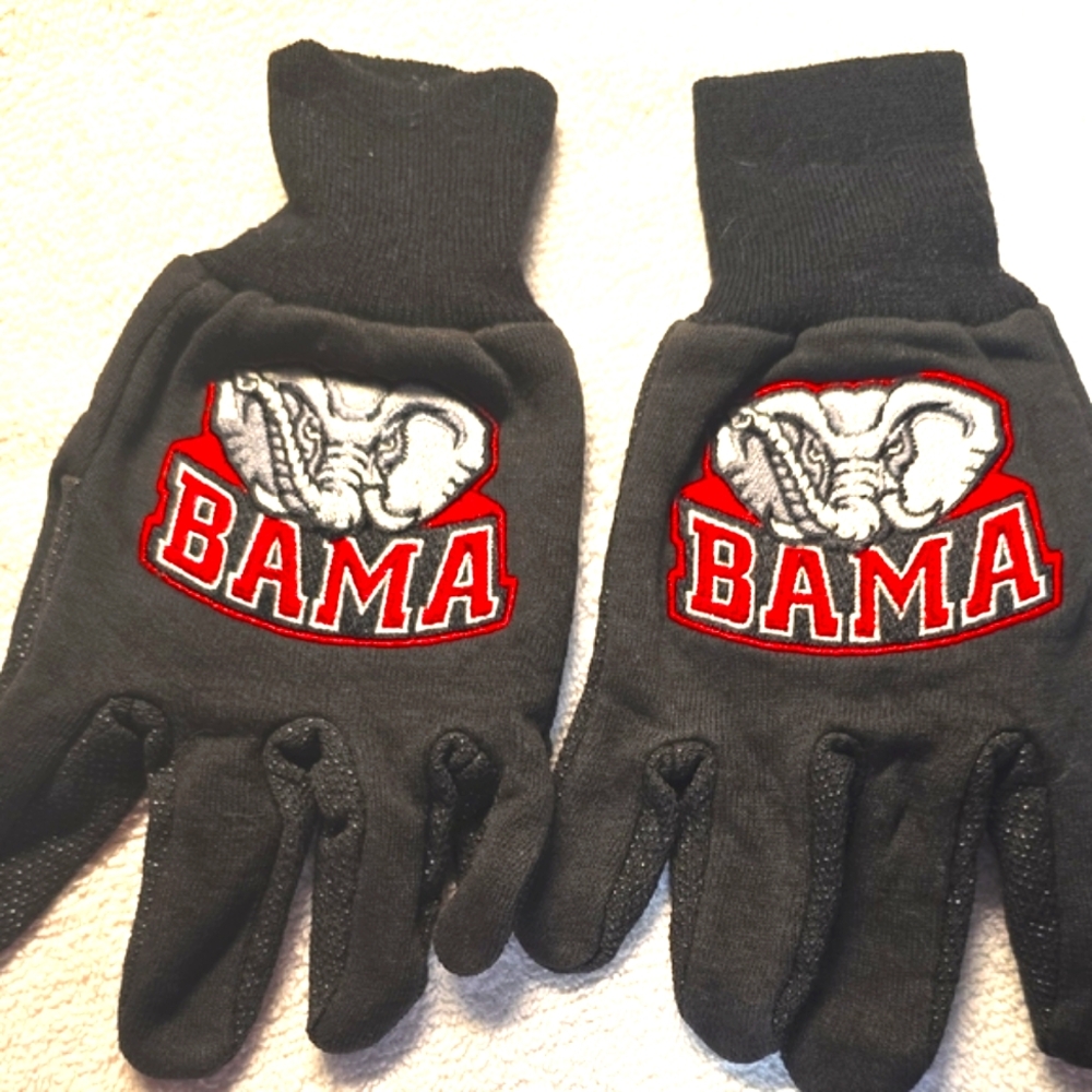 BAMA Black Gloves with Elephant Logo